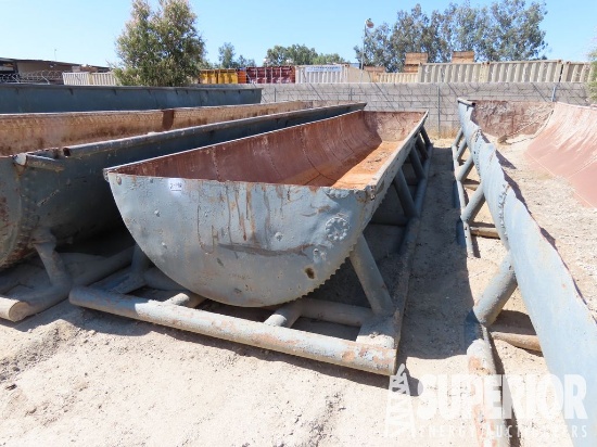 3'H x 6'W x 30'L Half Round Tank