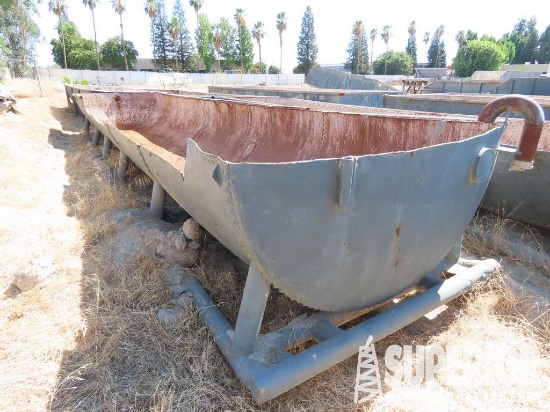 4'H x 7'8"W x 36'L Half Round Tank