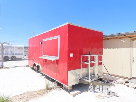 2018 BLUE JAY 8.5' x 20' T/A Enclosed Food Vendor's Trailer