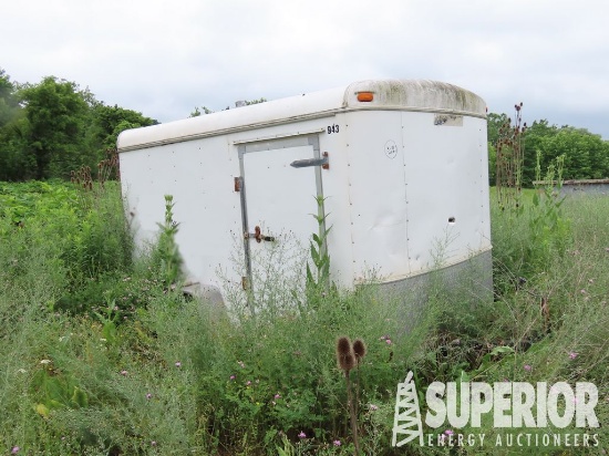 2018 UNITED S/A 12'L Enclosed Trailer