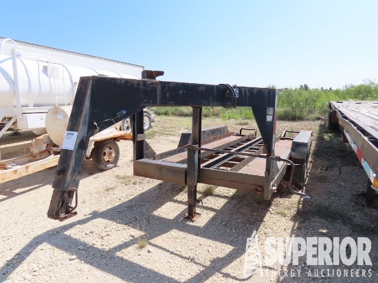 1988 H&H 3S7 7'W x 19'L 3-Axle GN Equipment Trailer