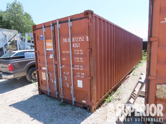 8'W x 40'L Shipping Container