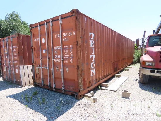 8'W x 40'L Shipping Container