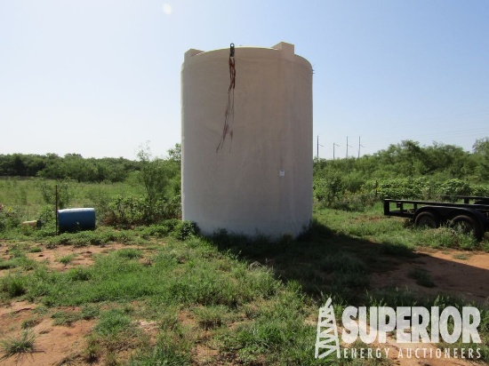 10,500-Gal 10'8"Dia x 14'H Vertical Poly Acid Tank