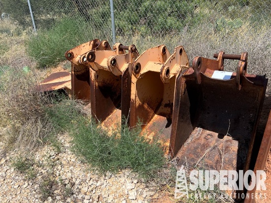 (5) Asst'd Size Backhoe Buckets
