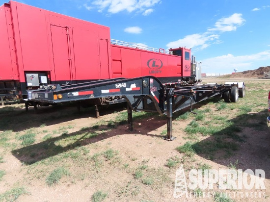 2018 CIMC SZJ9347TJ254 Tandem Spread Axle Sand Box Transport Trailer