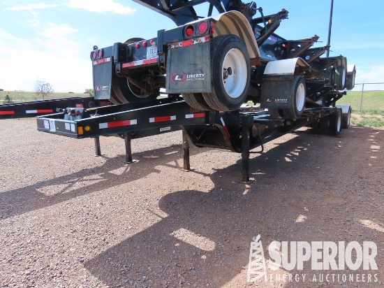 2018 CIMC SZJ9347TJ254 Tandem Spread Axle Sand Box Transport Trailer