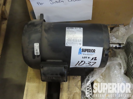 (2) WEG 00318ET3E182T-S 3-Phase 3 HP Elec Motors