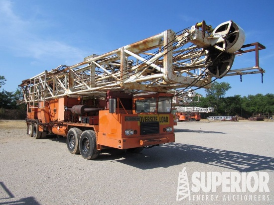 Rig #1222: 1982 FRANKS Explorer 300 D/D Well Service Unit