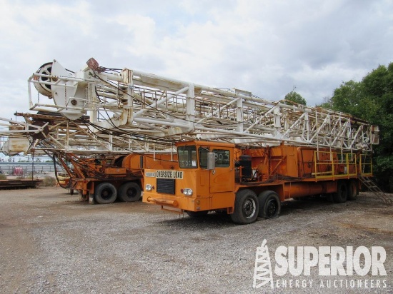 Rig #802: 1975 FRANKS Explorer III 300 D/D Well Service Unit