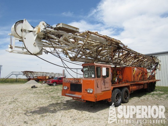 Rig #4000: 1978 FRANKS Explorer 300 D/D Well Service Unit