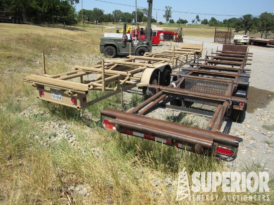 2007 TMP 5'6"W x 33'L T/A Tubing Trailer