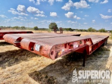 1981 NABORS 41'OAL 3-Axle Scissor Neck Trailer