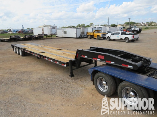 2013 OVERBILT 8'6"W x 54'OAL 3-Axle Narrow Neck Oilfield Lowboy Trailer