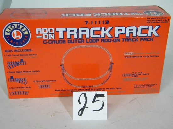 Old - New in Box Lionel Add On Track Set #7-11113