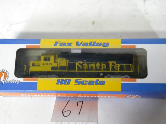 New Fox Valley HO Scale Engine 4035 Santa Fe FVM 20253