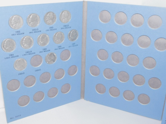Whitman "Jefferson Nickel" Collection Starting 1962 Number Two Partial Set,