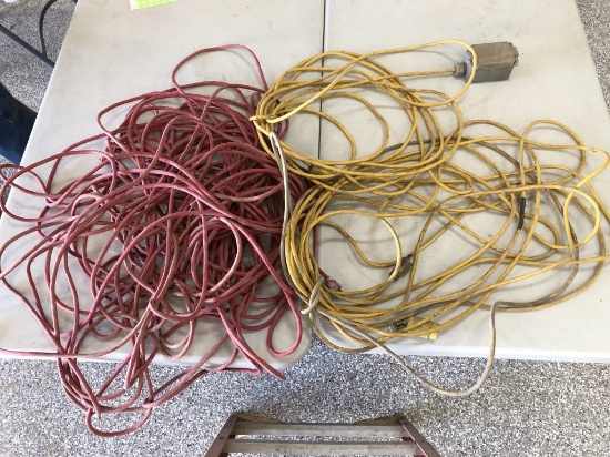 Three Heavy Duty Extension Cords