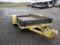12' SINGLE AXLE TILT TRAILER