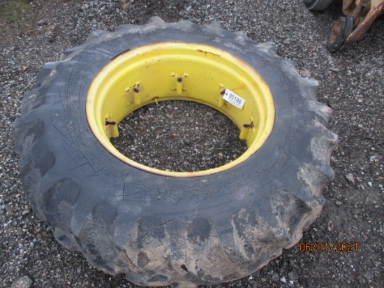 16.9-30 TIRE AND RIM