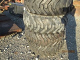 12-16.5 Skid Steer Tires on CAT-JD-NH RIMS