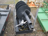 POST HOLE DIGGER WITH 2 AUGERS