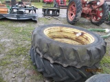 13.6-38 TIRES AND RIMS