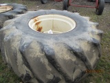 28L-26 COMBINE TIRES ON RIMS