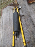 POST HOLE DIGGER, WEED WHIP & MUFFLER