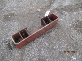INTERNATIONAL 12 HOLE FRONT WEIGHT BRACKET