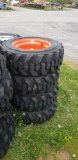 4-10-16.5 Skidloader Tires and Rims BobcatOnsite #