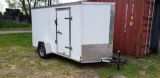 2018 1 Axle Enclosed Trailer