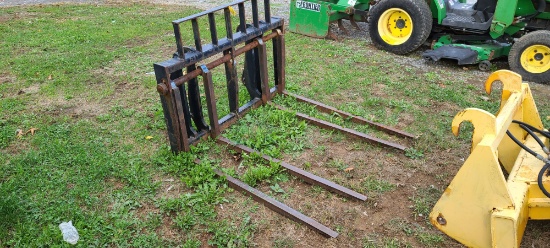 4' Quick Attach Brick Forks For JCB