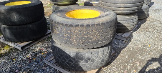 2 445-65 R22.5 Tires And Rims