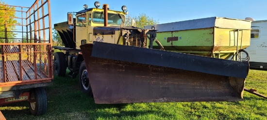 Oscosh Plow Truck W/Spreader NO TITLE