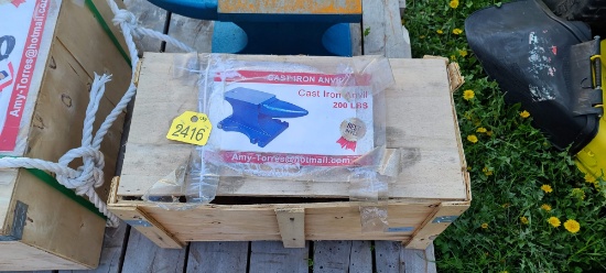 New 200 lb. Cast Iron Anvil