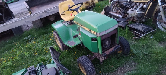 JD 316 Riding Mower (AS IS)