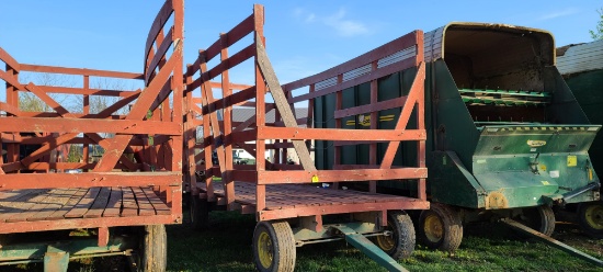 Wooden Hay Wagon