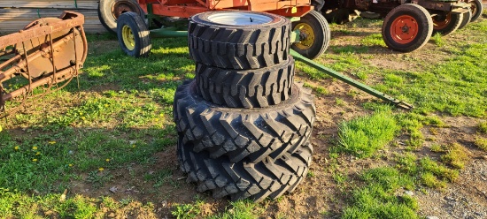 New Set Of 27x10.5-15&12.5x20 Tires And Rims