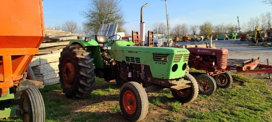 Deutz D72 06 Tractor (RUNS)