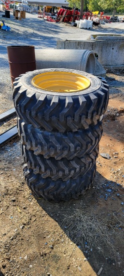 NEW 4-10-16.5 Skidloader Tires & Rims