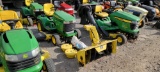 John Deere 325 W/Snowblower Riding Mower (RUNS)