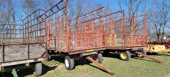 Meyer's Metal Hay Wagon