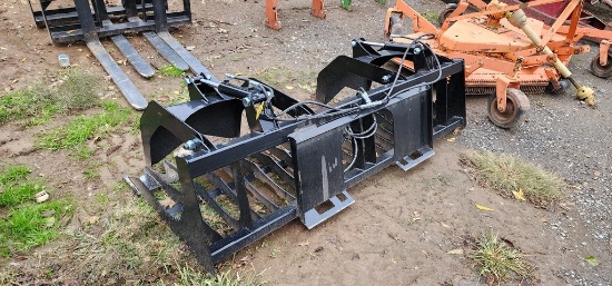 New 7' Double Skidloader Grapple Bucket