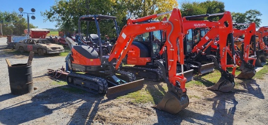 2022 Kubota KX71-3 Mini Excavator (LIKE NEW) (RIDE AND DRIVE)