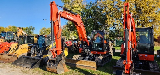2021 Kubota KX080-4 Super Series 2 Midi Excavator (LIKE NEW) (RIDE AND DRIVE)