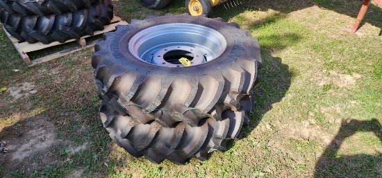 2-New Titan 12.4-24 Tires & Rims