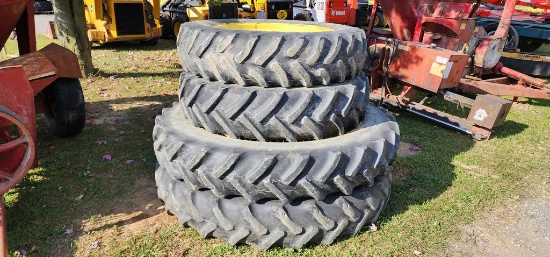 2-Good Year 320/85R34 & 2-320/90R50 Tires & Rims