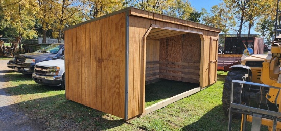 New 8x20' Run In Shed W/Tack Room