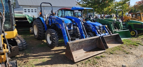 2017 New Holland Workmaster 70 Tractor W/6Z1TL Loader (RUNS) (AS IS)